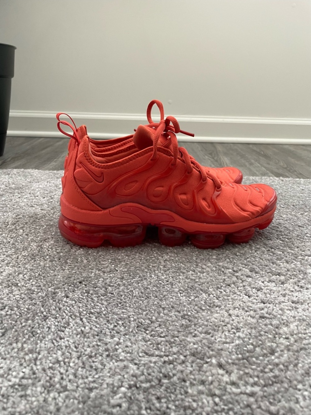 Nike Bright Orange Vapormax-Style Sneakers